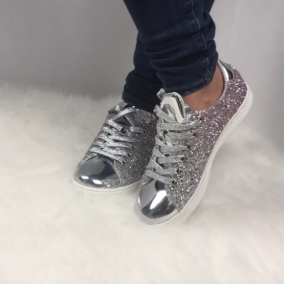 Metallic glitter shoes - Picture 3 of 8